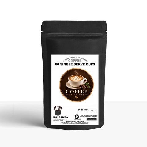 60 Pack Single Serve Coffee Capsules